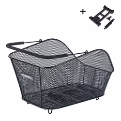 Panier vélo arrière avec plaque Basil Icon M Avec Mik 2.0