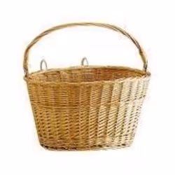 Basil Denver, Avant/arrière, Panier de vélo, Rotin, Bois, 5 kg, CE