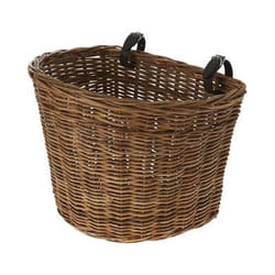 Basil Darcy L Avant/arrière Panier de vélo 35 L Rotin Marron