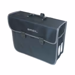 Basil Malaga, Arrière, Sacoche pour bicyclette, Polyester, Noir, 13 L, 5 kg
