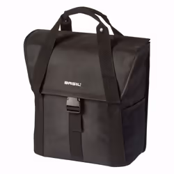 Basil Go, Arrière, Sacoche pour bicyclette, Polyester, Noir, 16 L, 5 kg