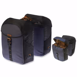 Basil Miles, Arrière, Sacoche pour bicyclette, Polyester, Gris, 34 L, 10 kg