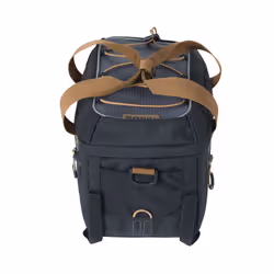 Basil Miles Arrière Sacoche pour bicyclette 7 L Polyester Noir, Gris