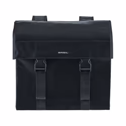Basil Urban Load Arrière Sacoche pour bicyclette 48 L Polyester, Bâche Noir