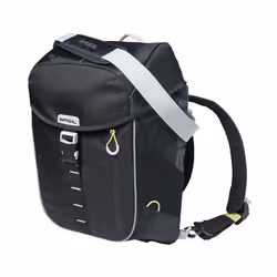 Basil Miles, Arrière, Sacoche pour bicyclette, Polyester, Noir, 17 L, 5 kg