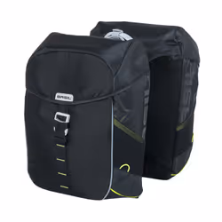 Basil Miles, Arrière, Sacoche pour bicyclette, Polyester, Noir, 34 L, 10 kg