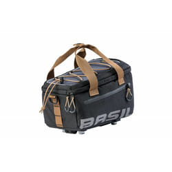Basil BA17761 Arrière Sacoche pour bicyclette 7 L Polyester Noir, Marron
