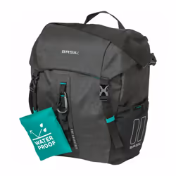 Basil Discovery 365D, Arrière, Sacoche pour bicyclette, Polyester, Noir, 9 L, 5 kg