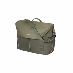 Basil B-Safe, Arrière, Sacoche pour bicyclette, Polyester, Vert, 17 L, 5 kg