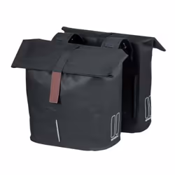 Basil City, Arrière, Sacoche pour bicyclette, Polyester, Noir, 28 L, 10 kg