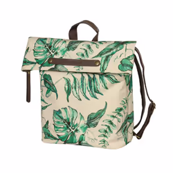 Basil Ever-Green, Arrière, Sacoche pour bicyclette, Polyester, Beige, Vert, 14 L, 5 kg