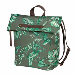 Basil Ever-Green, Arrière, Sacoche pour bicyclette, Polyester, Vert, Gris, 14 L, 5 kg