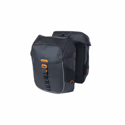 Basil Miles Tarpaulin, Arrière, Sacoche pour bicyclette, Bâche, Noir, Orange, 34 L, 10 kg