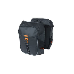 Basil Miles Tarpaulin Arrière Sacoche pour bicyclette 34 L Bâche Noir, Orange