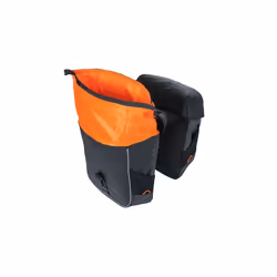 Basil Miles Tarpaulin Arrière Sacoche pour bicyclette 34 L Bâche Noir, Orange - Vue supplémentaire 6