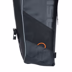 Basil Miles Tarpaulin Arrière Sacoche pour bicyclette 34 L Bâche Noir, Orange - Vue supplémentaire 7