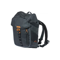 Basil Miles Tarpaulin Arrière Sacoche pour bicyclette 17 L Bâche Orange, Noir