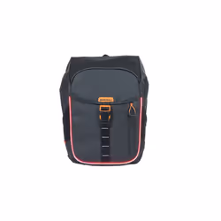 Basil Miles Tarpaulin Arrière Sacoche pour bicyclette 17 L Bâche Orange, Noir