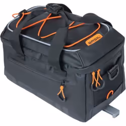 Basil Miles Tarpaulin, Arrière, Sacoche pour bicyclette, Bâche, Orange, Noir, 7 L, 5 kg