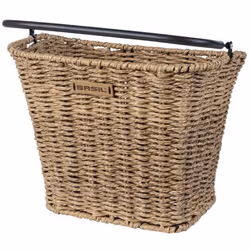 Basil Bremen Rattan Look KF, Devant, Panier de vélo, Rotin, Bois, 5 kg, 270 mm