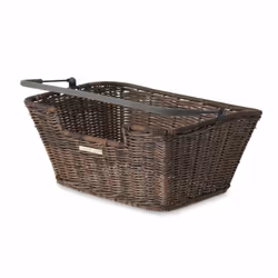 Basil Capri, Arrière, Panier de vélo, Rotin, Bois, 5 kg, 420 mm
