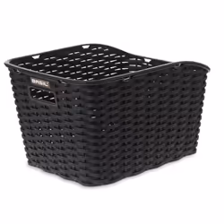 Basil Weave WP, Arrière, Panier de vélo, Synthétique, Noir, 5 kg, 430 mm