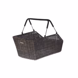 Basil Cento, Arrière, Panier de vélo, Rotin, Marron, 22 L, 5 kg