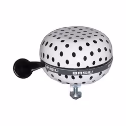 Basil Polkadot, Cloche, Noir, Blanc