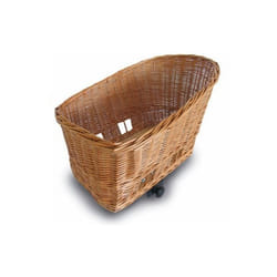 Panier de vélo vétérinaire Basila Pashja - Roseau - Taille 50cm - Amovible - Couleur Beige