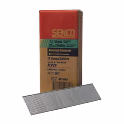 Boite de 5000 pointes SENCO G18-AX-EZ-CP Les pointes tête homme G18 (= gauge 18 / diamètre ~1,2 mm), en bande droite à 0°, so ...