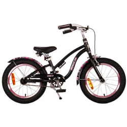Vélo - VOLARE - Miracle Cruiser - 16 pouces - Noir mat - Pour enfants de 5 à 6 ans