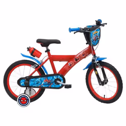 Velo Enfant 16 SPIDER-MAN - 5 à 7 Ans - Rouge