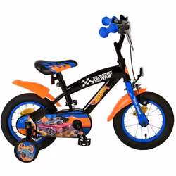 Vélo de ville - loisir - MATTEL - Hot Wheels 12 Pouces - Frein à rétropédalage - Noir/Orange/Bleu