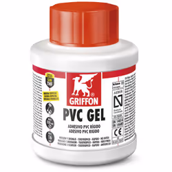 Griffon Pvc Adhesif Gel 250ml Ref. 6301155. Colle Pour Pvc Rigide, Rapide, Thixotrope, Sans Thf. Pour L'assemblage De Tuyaux, ...