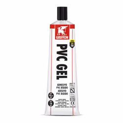 Griffon Pvc Adhesif Gel 125ml Ref. 6112096. Colle Pour Pvc Rigide, Rapide, Thixotrope, Sans Thf. Pour L'assemblage De Tuyaux, ...