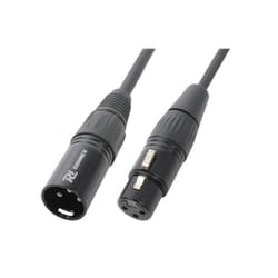Cordon XLR mâle/femelle - PD Connex - 12m - Noir - Technologie Coaxial