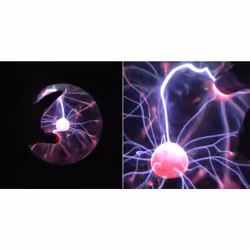 BeamZ Plasma Ball Noir