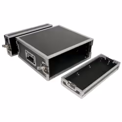 Power Dynamics PD-F4U Mixeur DJ Boîtier rigide Aluminium, Bois Noir