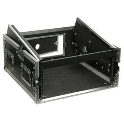 Power Dynamics PD-F4U10 Mixeur DJ Boîtier rigide Aluminium, Caoutchouc, Bois Noir