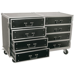 Power Dynamics PD-FA4 Universel Valise sur roulette Noir