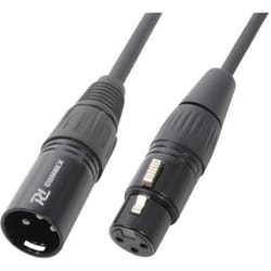 Cordon XLR Mâle / Femelle - PD Connex - 05 m - Blindé - Noir
