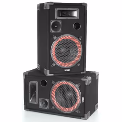 Max XEN 3510 haut-parleur 3-voies Noir, Orange Avec fil 350 W