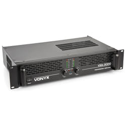 Vonyx VXA-3000 2.0 canaux Spectacle/Scène Noir