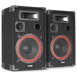 Max XEN-3512 haut-parleur 3-voies Noir, Orange Avec fil 500 W