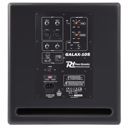 Power Dynamics Galax 10S Noir, Jaune Caisson de basse actif 175 W