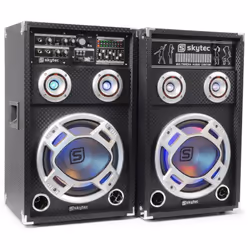 Skytec KA-10, Sol, 300 W, 125 dB, 40 - 20000 Hz, Noir, Secteur