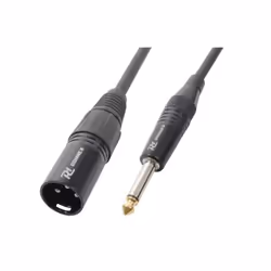 PD-Connex CX38-8, XLR (3-pin), Mâle, 6,35 mm, Mâle, 8 m, Noir