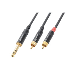 PD-Connex 177030 câble audio 3 m 6,35 mm RCA Noir