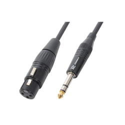 PD-Connex 177083 câble audio 1,5 m XLR (3-pin) 6,35 mm Noir