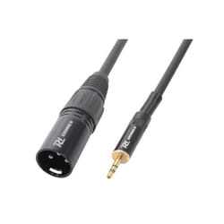 PD-Connex 177101 câble audio 0,5 m XLR (3-pin) 3,5mm Noir